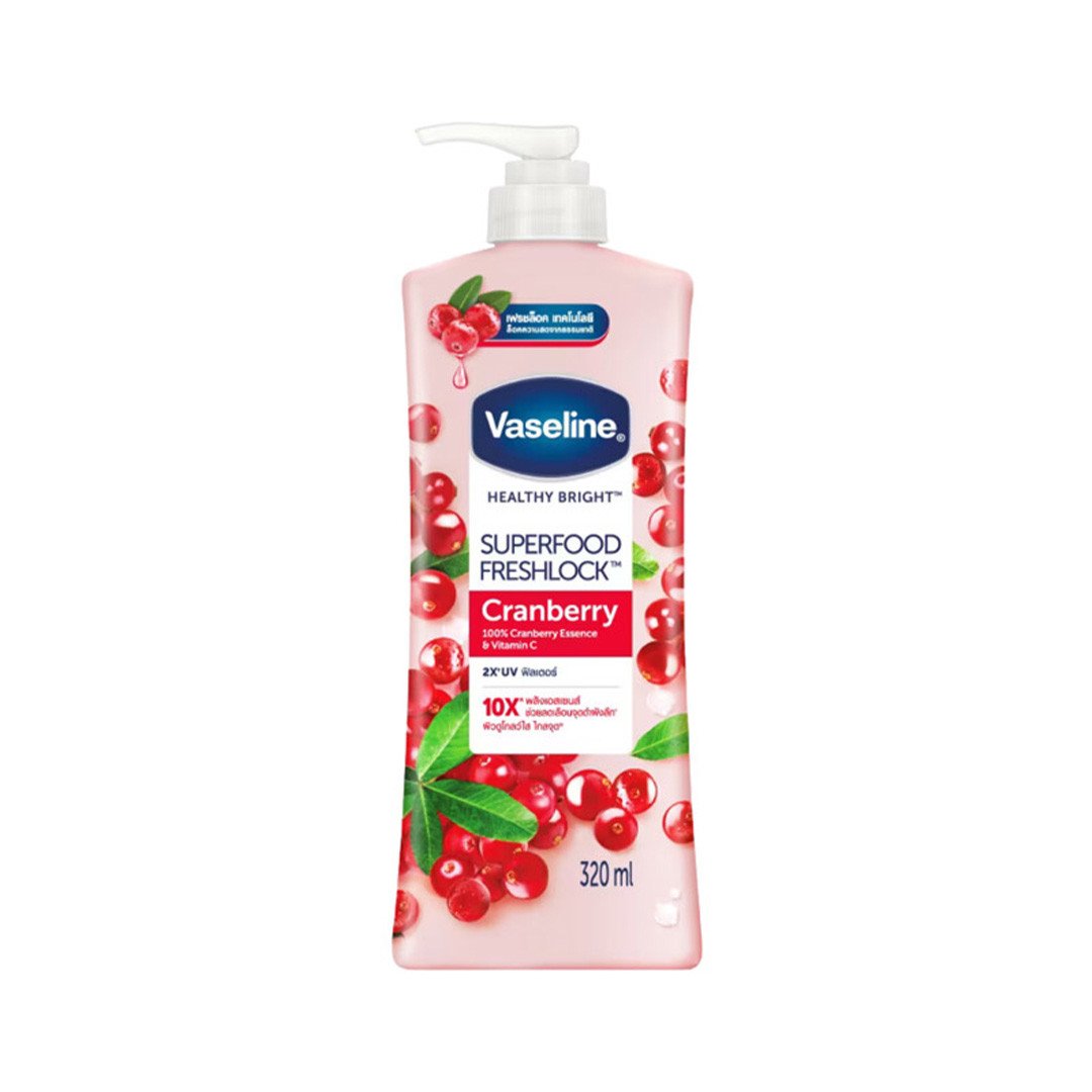 Vaseline Super Food Fresh lock Cranberry Body Lotion 320ml