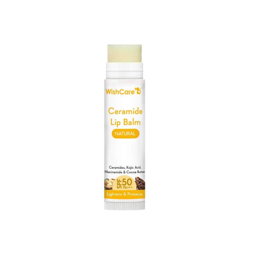 WishCare Ceramide Lip Balm with SPF 50 PA (Natural)