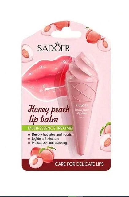 Sadoer Honey Peach Lip Balm