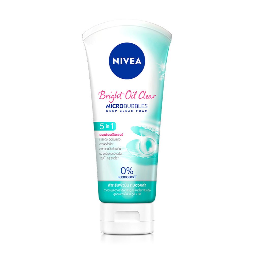 Nivea Bright Oil Clear Microbubbles Deep Clean Foam-100ML