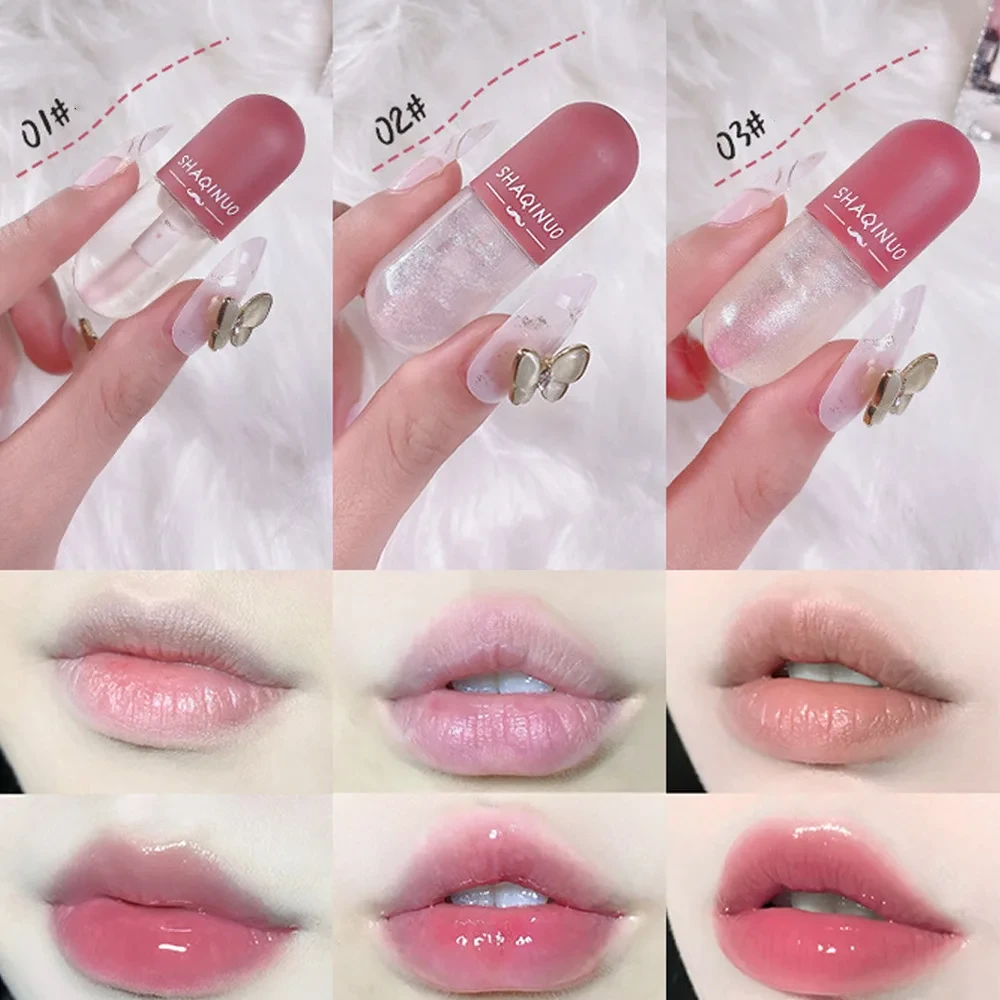 Shaqinuo Moisturizing Lip Gloss Capsule Set-3pcs