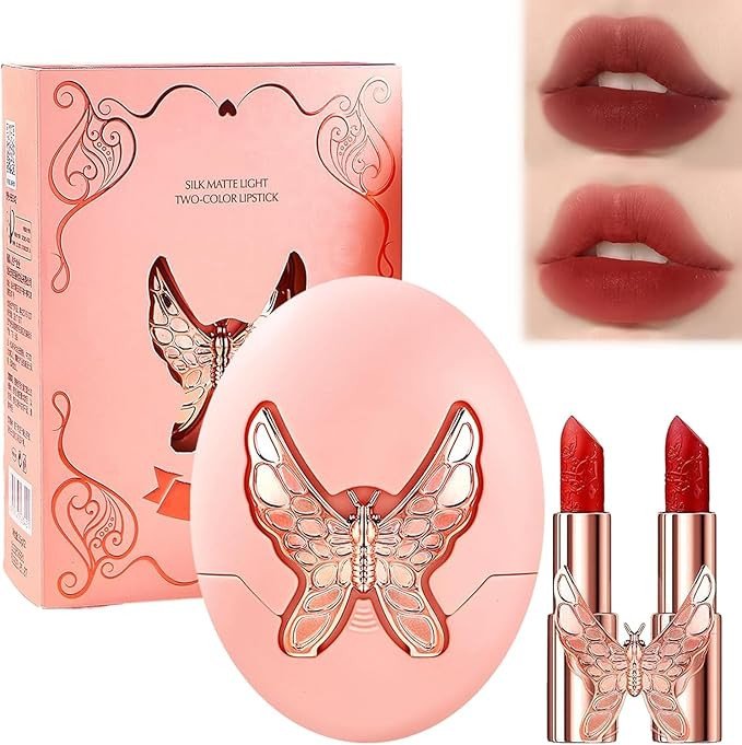 Butterfly Dance Silk Mist Velvet Dual-Color Lipstick