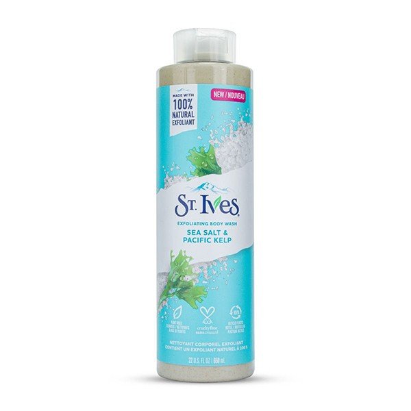 St.Ives Sea Salt & Pacific Kelp Exfoliating Body Wash 650ml