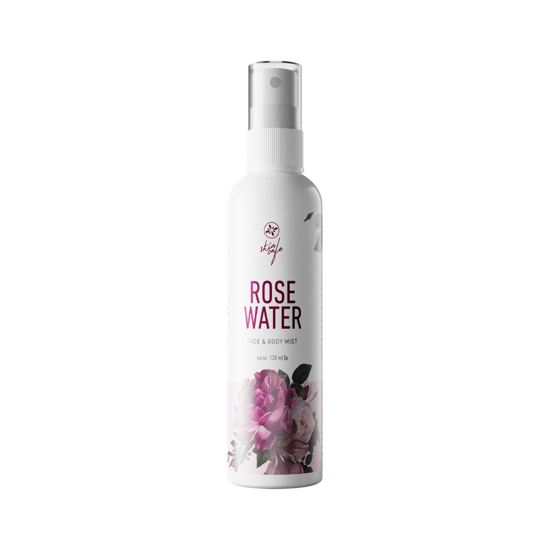 Skin Cafe 100% Natural Rose Water Face & Body Mist-120 ML