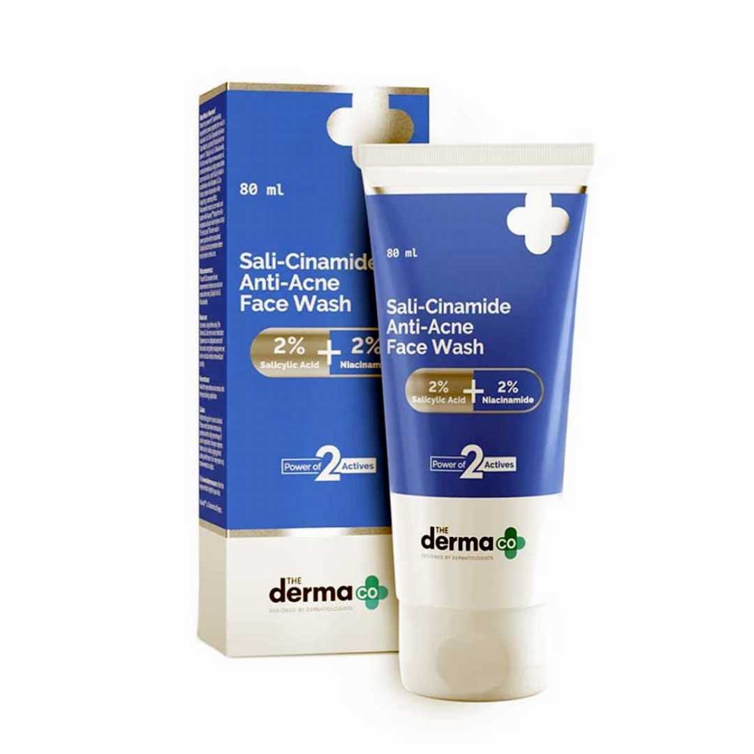 The Derma Co Sali-Cinamide Anti-Acne Face Wash – 80ml