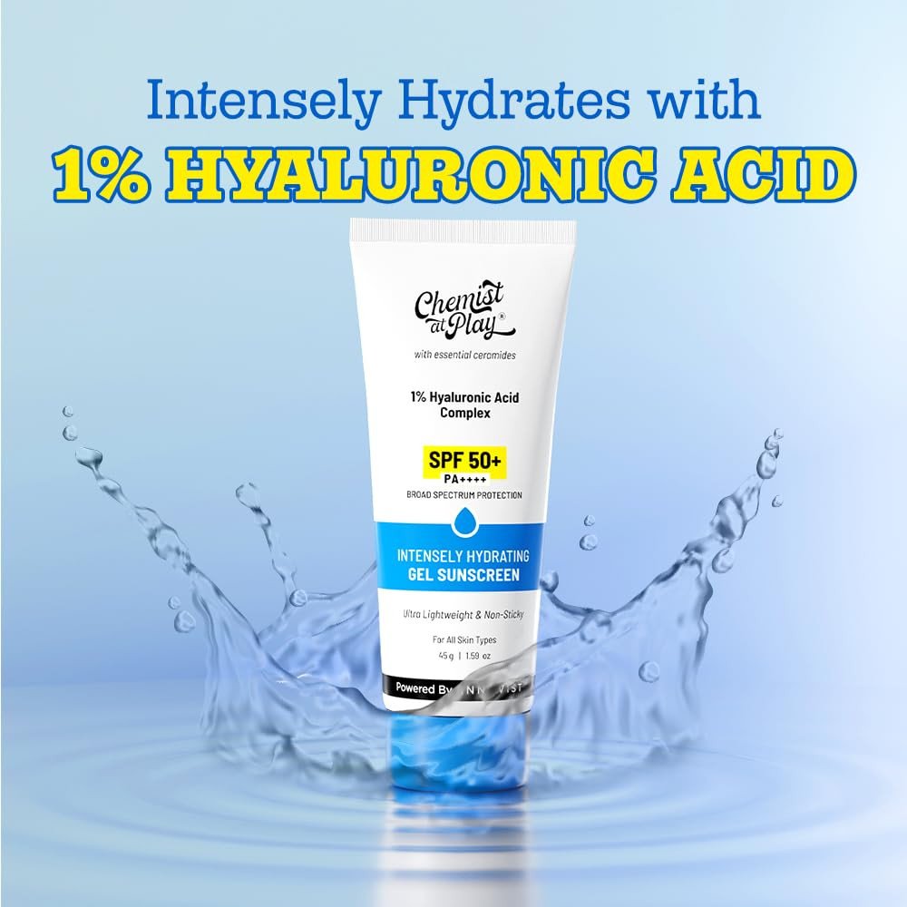Chemist at Play Intensely Hydrating Gel Sunscreen SPF 50+ PA++++