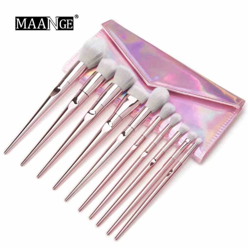 Maange Bag Brush Set-10PCS