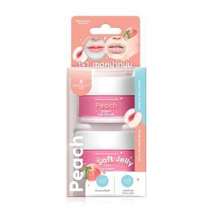 Precious Skin Peach lip care set