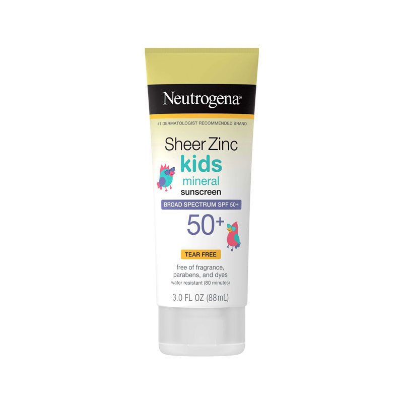 Neutrogena Sheer Zinc Kids Mineral Broad Spectrum SPF 50+ Sunscreen