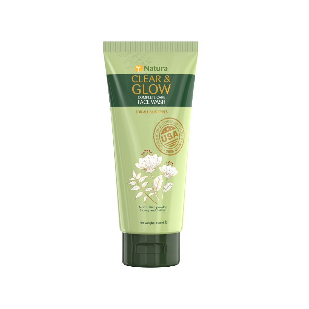 Natura Clear & Glow Face Wash- 100ml