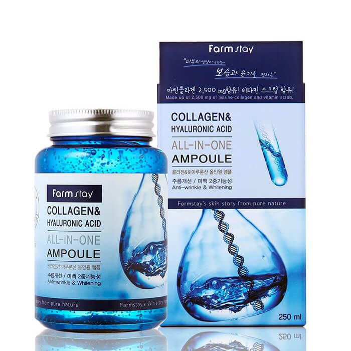 Farmstay Collagen & Hyaluronic Acid All In One Ampoule
