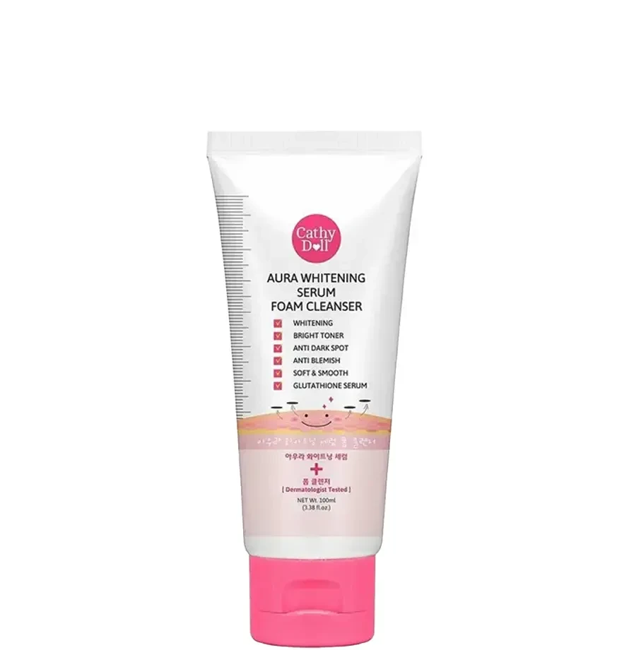 Cathy Doll Aura Whitening Serum Foam Cleanser-100ML