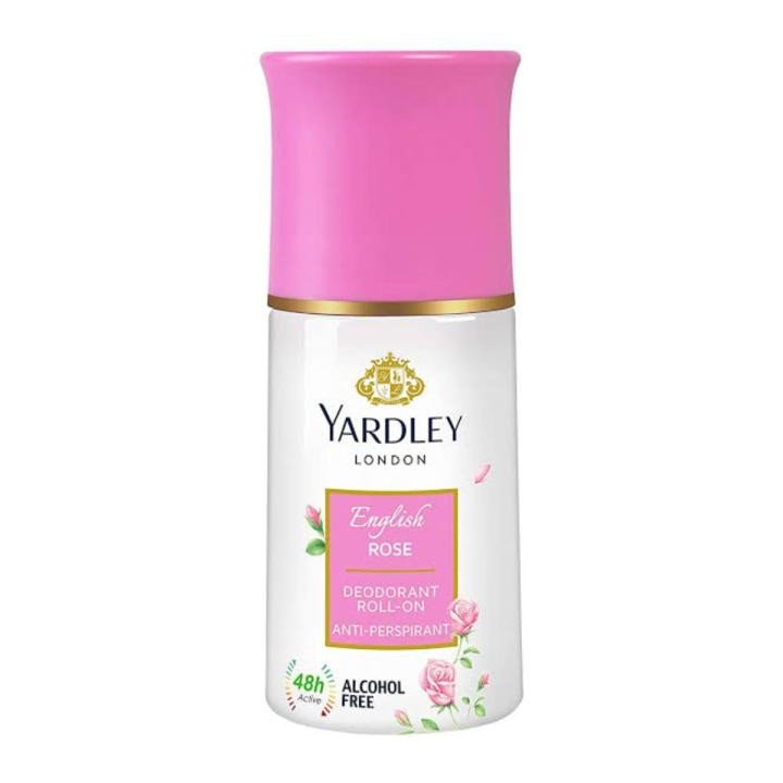 Yardley London Deodorant Roll On English Rose for Women – 50ml