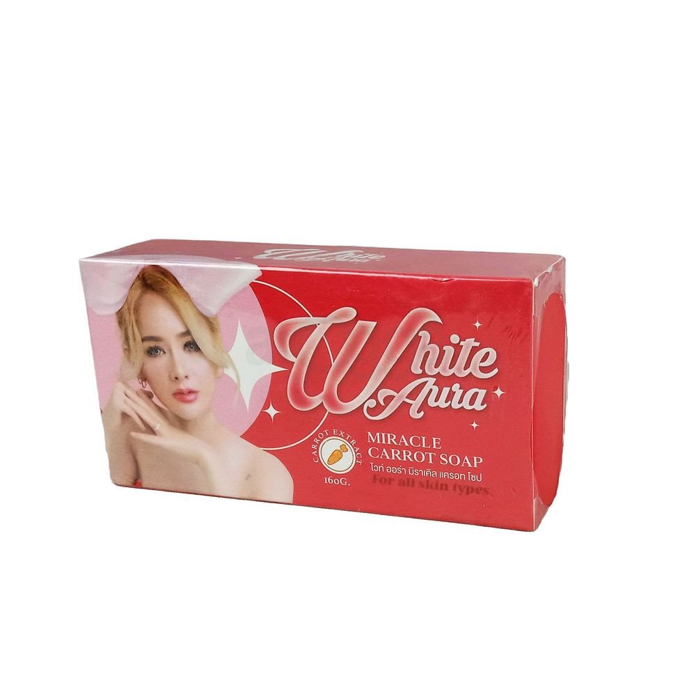 White Aura Miracle Carrot Soap – 160gm