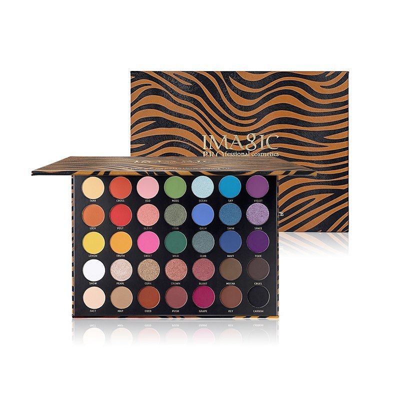 Imagic Zebra Pattern  Eyeshadow Palette-35 Color