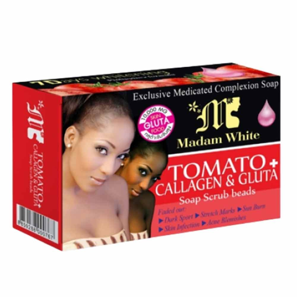 Madam White Tomato, Collagen & Gluta Soap