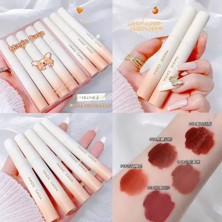Magic Casa 5pcs Waterproof Lipstick Set