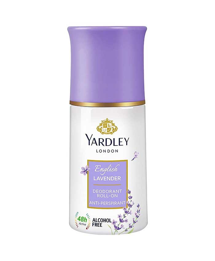 Yardley London Deodorant Roll On English Lavender for Women – 50ml