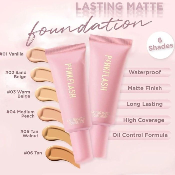 F03 – PINKFLASH Lasting Matte Foundation