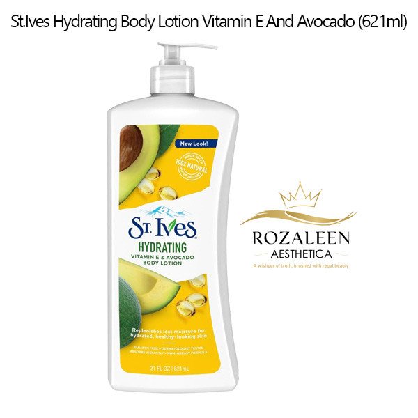 Stives Hydrating Body Lotion Vitamin E And Avocado (621 Ml)