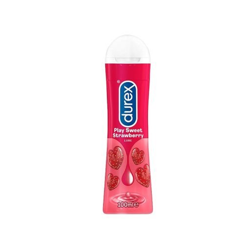 Durex Play Sweet Strawberry Flavoured Lubricant Gel – 100ml