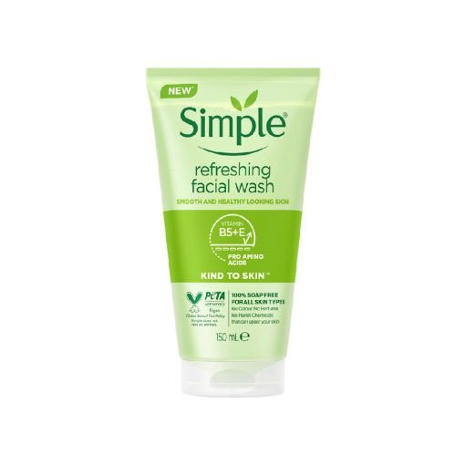 Simple Kind To Skin Refreshing Facial Wash Gel – 150 ml