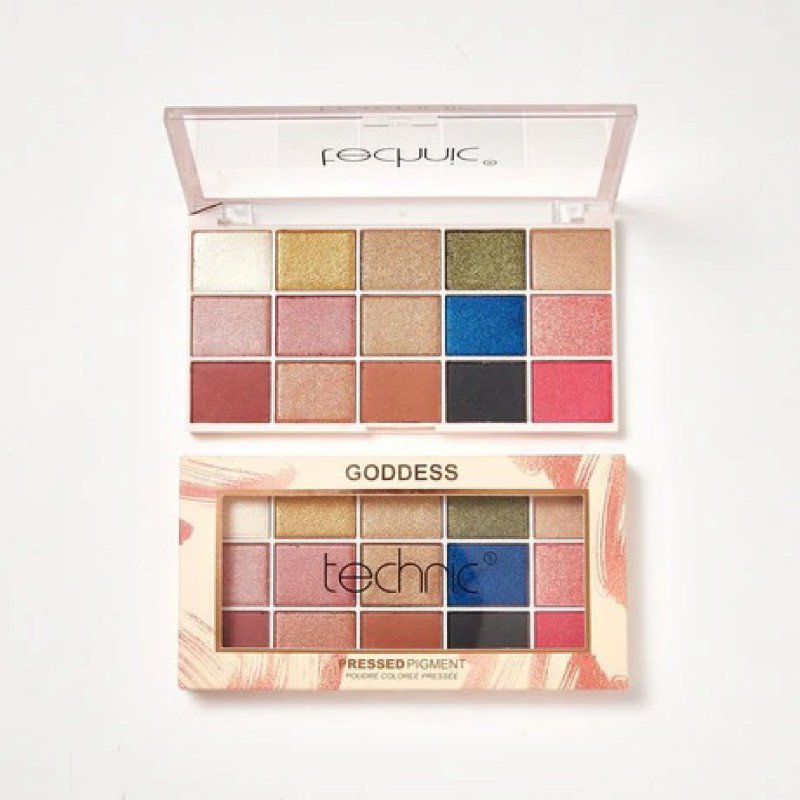 Technic Pressed Pigment Eyeshadow Palette-Goddess