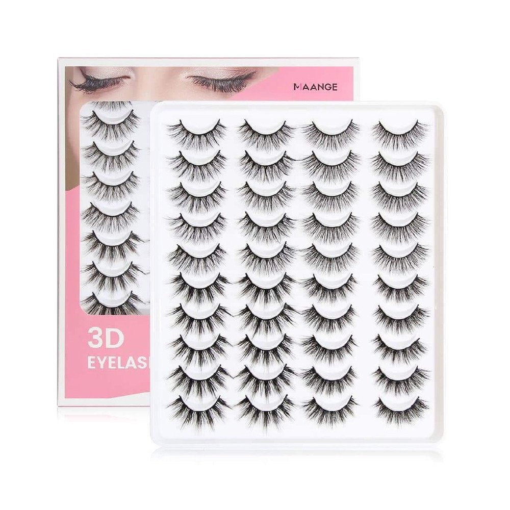 Maange 20 Pair 3d Eyelash Set