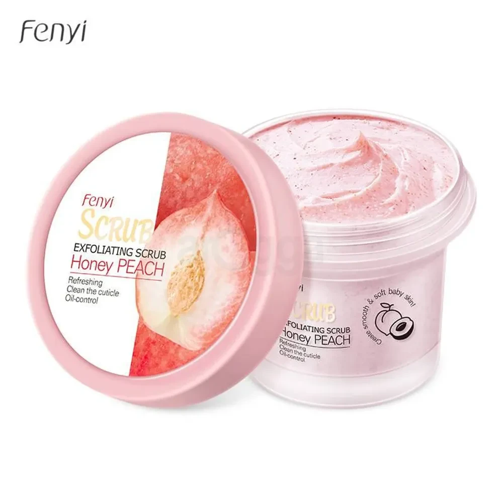 Fenyi Honey Peach Body Scrub Exfoliating 100g