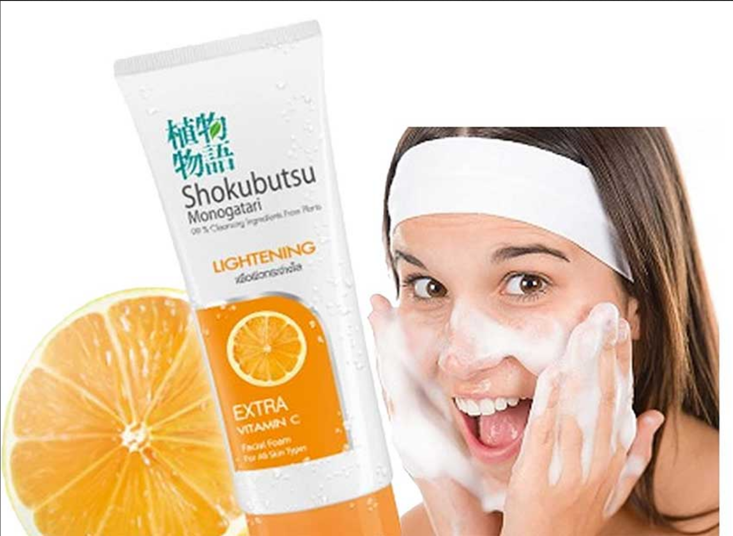 Shokubutsu Extra Vitamin C Monogatari Facial Foam