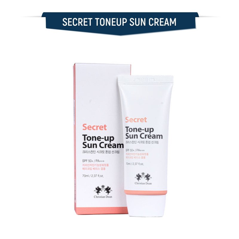 Christian Dean Secret Tone-Up Sun Cream with SPF50+ – 70ml