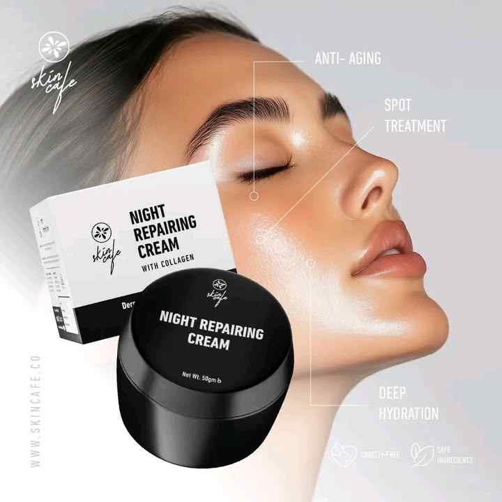 Skin Cafe Night Repairing Cream With Collagen – 50gm