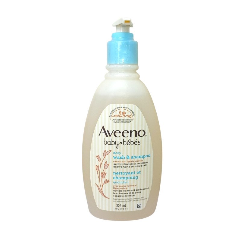 Aveeno Babes Daily Wash & Shampoo-354ML
