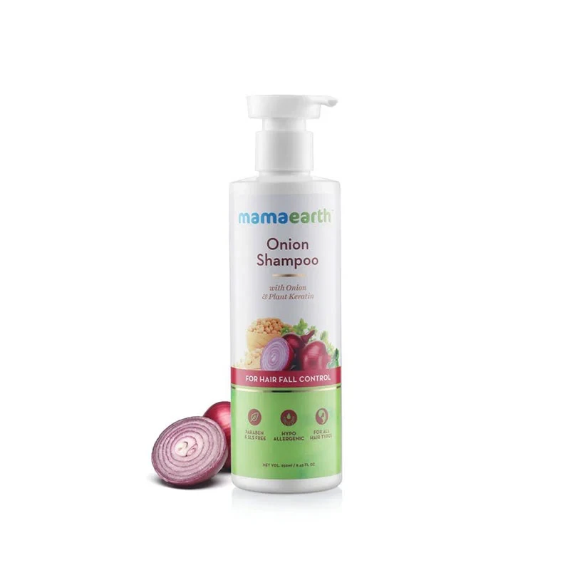 Mamaearth Onion Shampoo for Hair Growth – 250ml